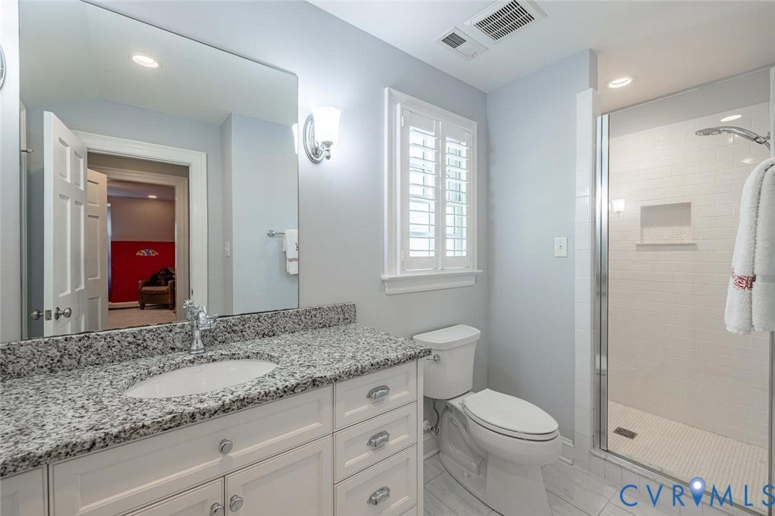 Bathroom attached to Ensuite Bedroom