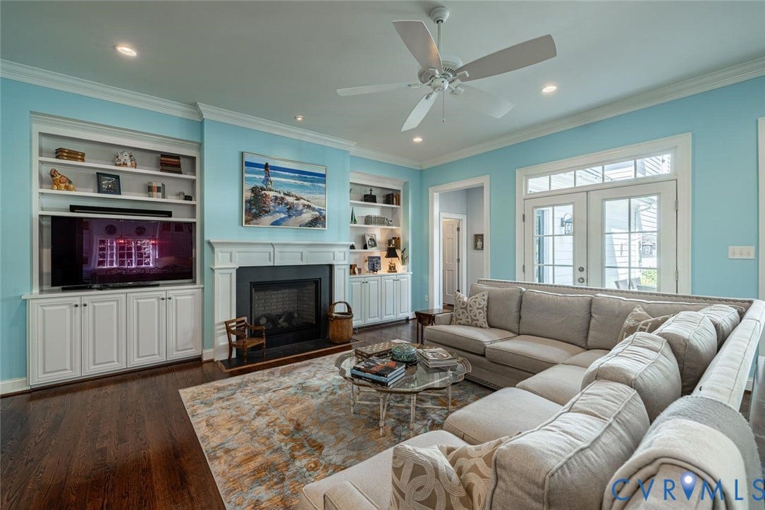 Custom Cabinets with gas fireplace