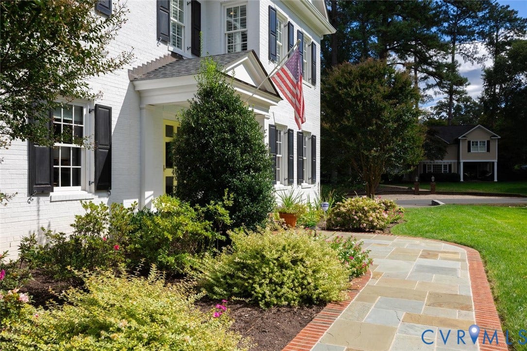 Front bluestone, wide walkway