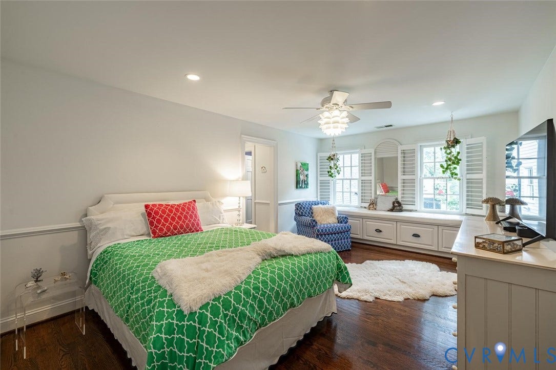 Junior Suite Bedroom with 3 closets!