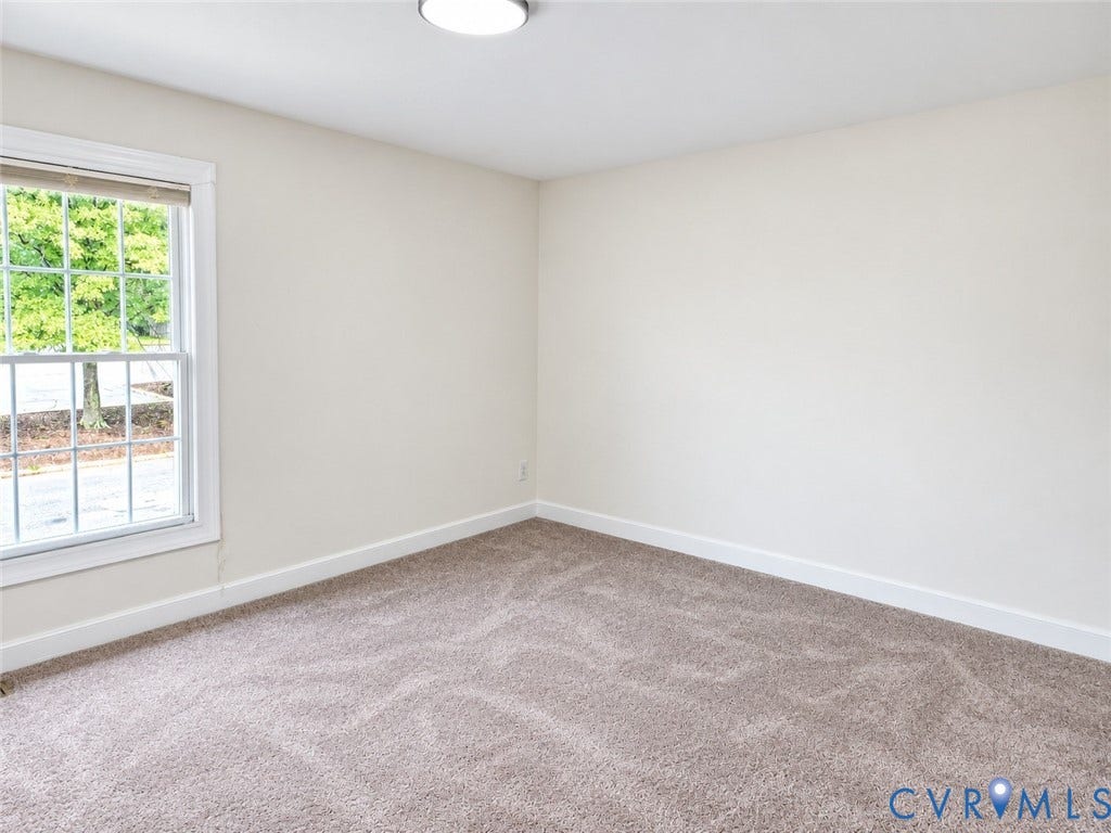 4609 Coldstream Drive, Richmond, VA 23234 Plush carpet flooring, bright white walls, and a large window with white trim