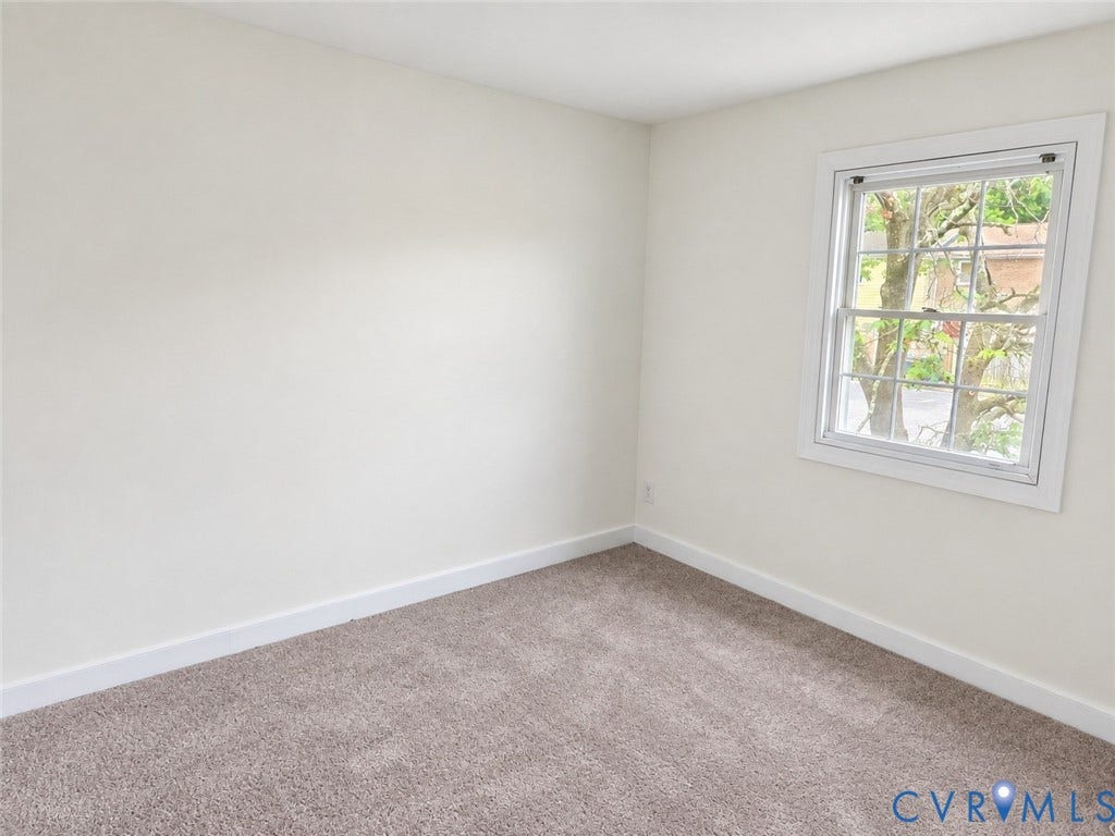 4609 Coldstream Drive, Richmond, VA 23234 Neutral wall paint, white trim, and carpet flooring