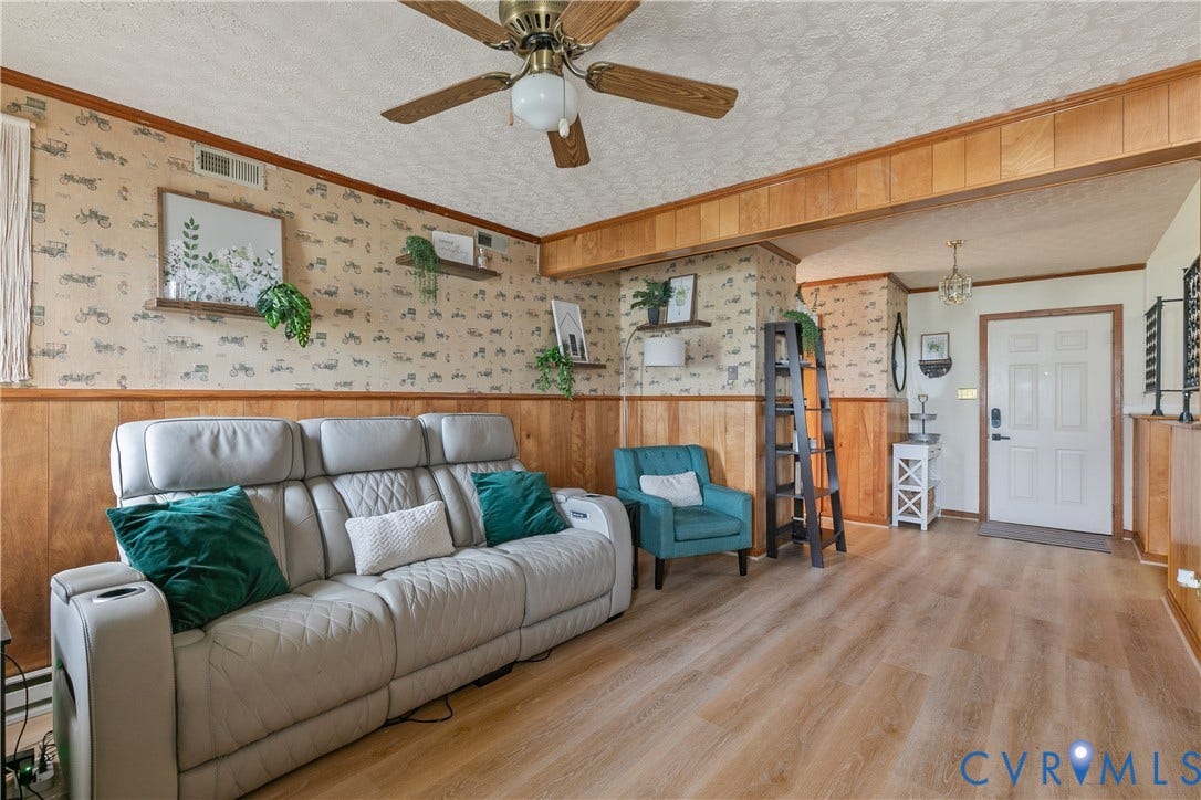Family room looking to front door
