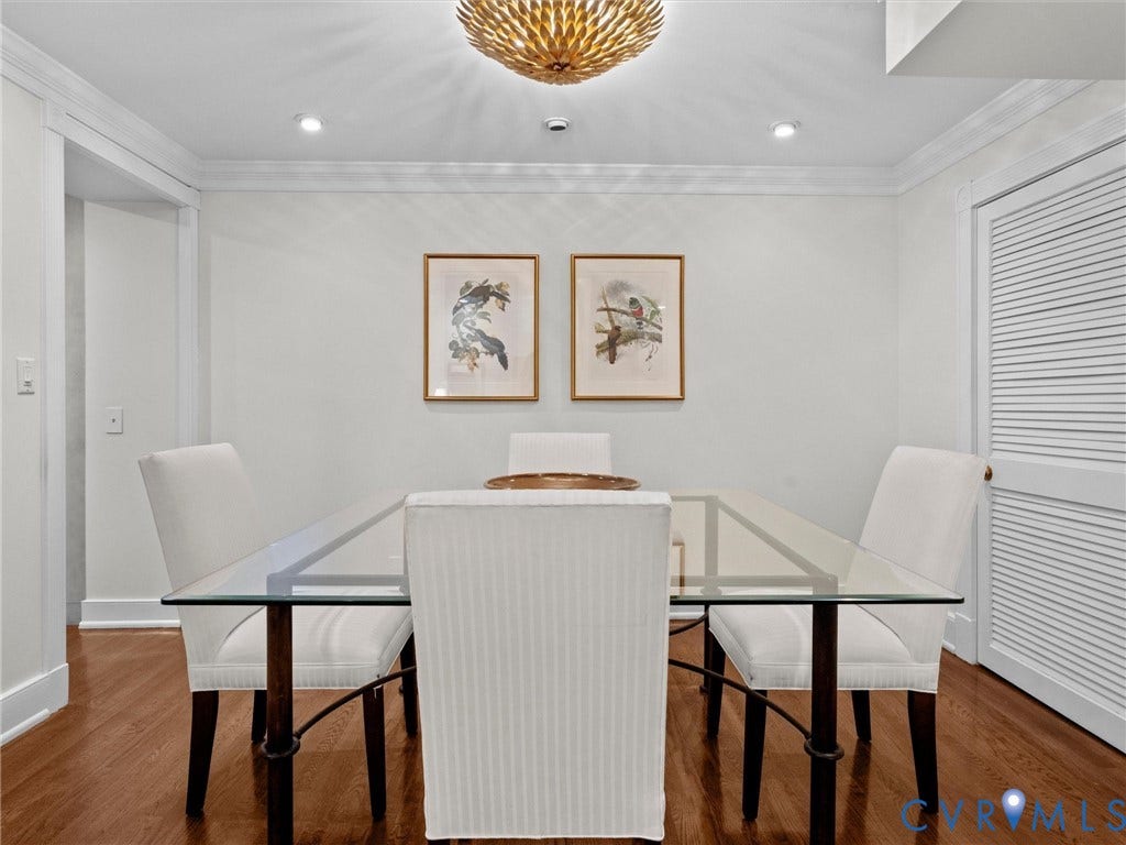 Hardwood-style flooring throughout