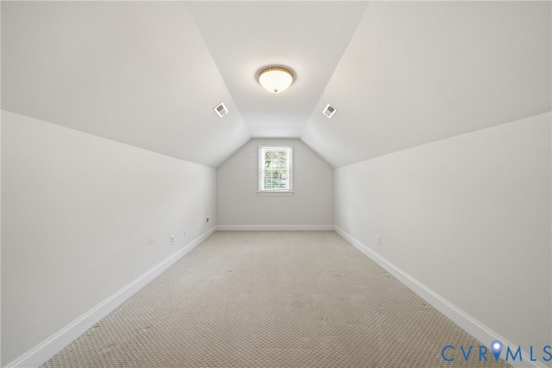 Versatile finished space that can accommodate hobbies, entertainment, or another home office