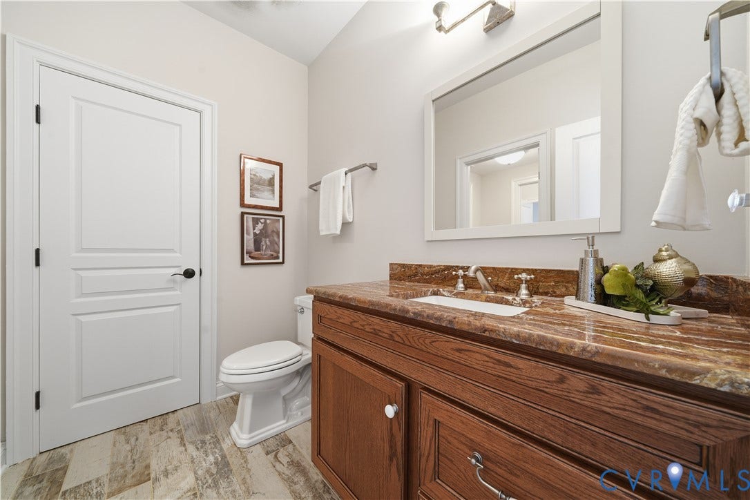 Jack and Jill bathroom providing access to two rooms for added functionality