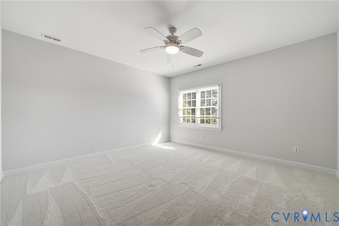 Bright second Primary bedroom.