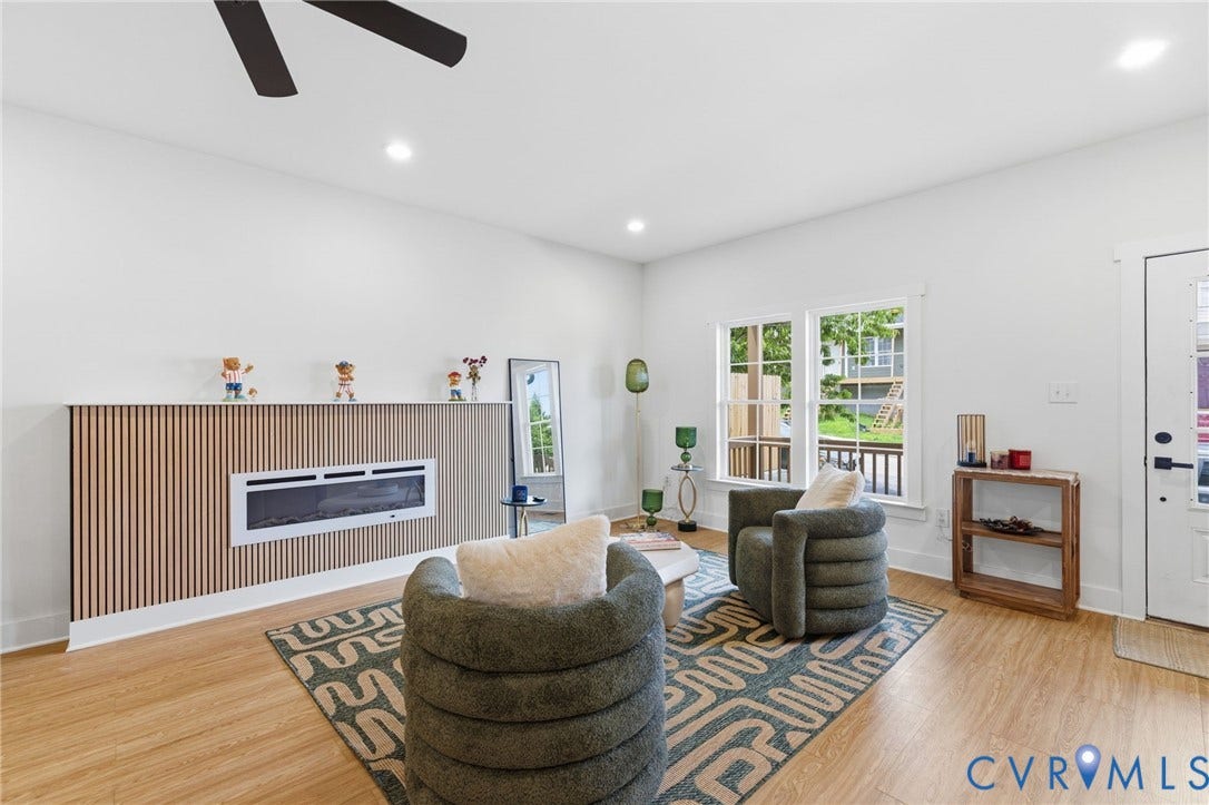2506 Porter Street, Richmond, VA 23225 Recessed lighting, wood-finish flooring, and white walls