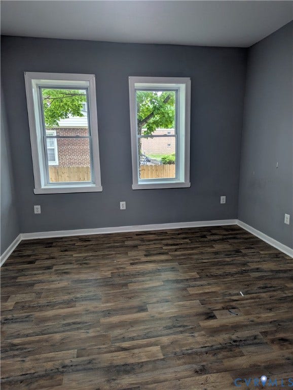 4202 Chamberlayne Avenue, Richmond, VA 23227 Wood-finish flooring with neutral wall paint and white trim