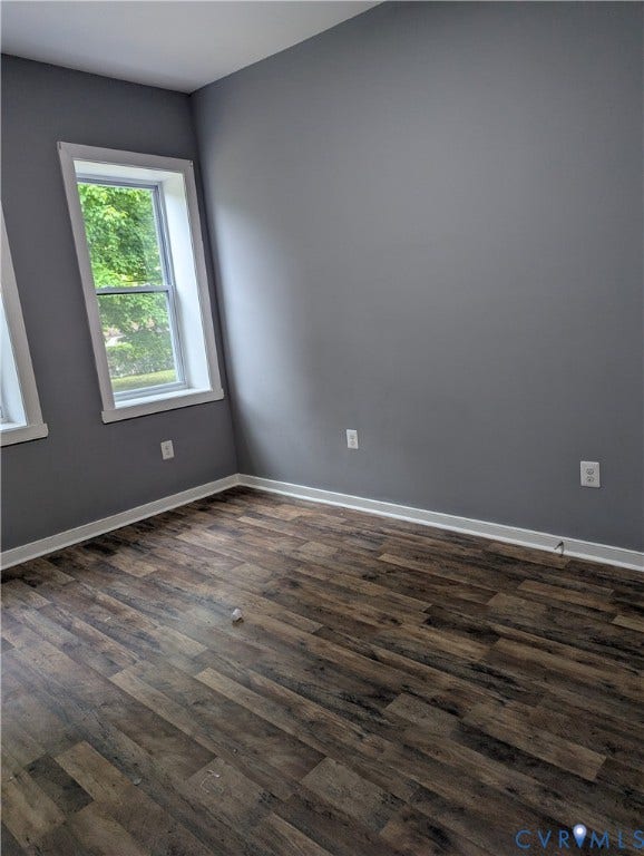 4202 Chamberlayne Avenue, Richmond, VA 23227 Wood-finish flooring, neutral gray wall paint, and white trim
