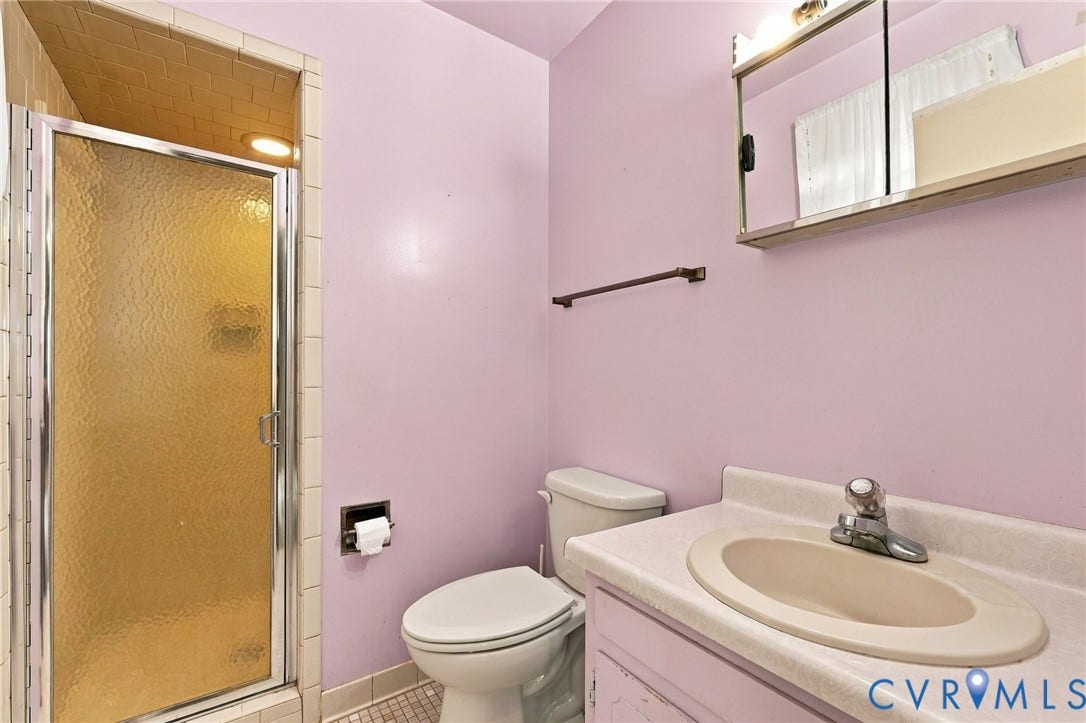 Primary bath attached to primary bedroom.