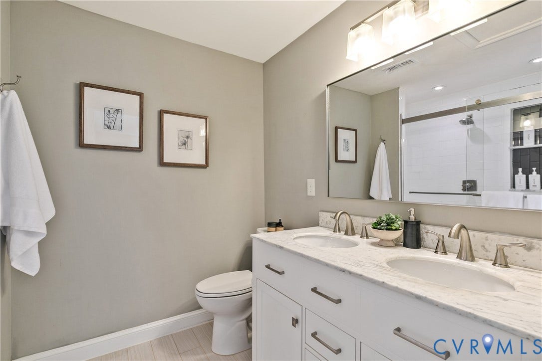 Upstairs primary ensuite