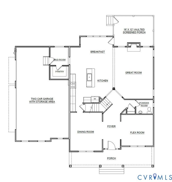 4013 Robins Ridge Drive, Tuckmar Farm, Moseley, VA 23120 First Floor