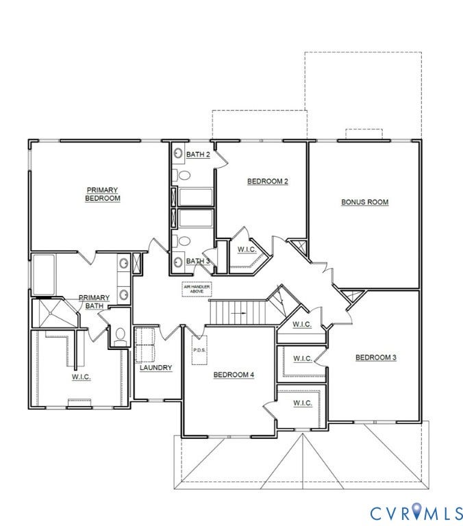 4013 Robins Ridge Drive, Tuckmar Farm, Moseley, VA 23120 Second Floor