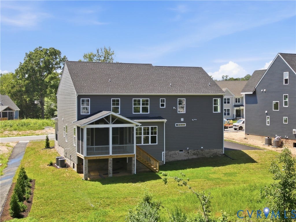4013 Robins Ridge Drive, Tuckmar Farm, Moseley, VA 23120 Back of home