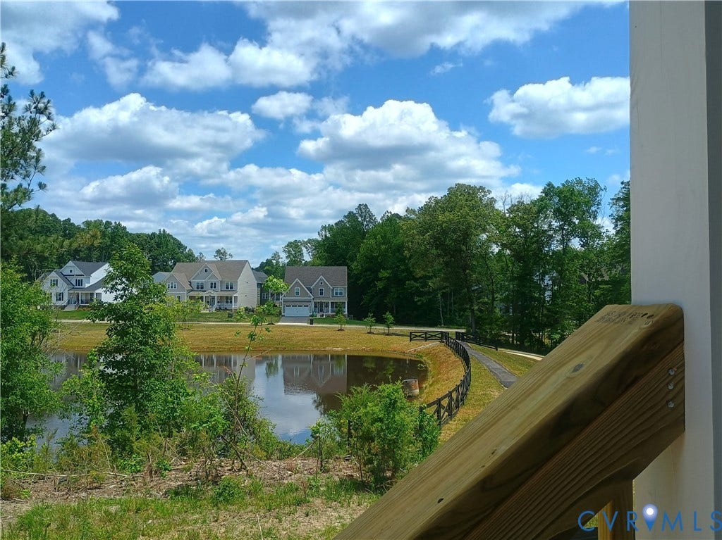 4013 Robins Ridge Drive, Tuckmar Farm, Moseley, VA 23120 Pond view from screen porch