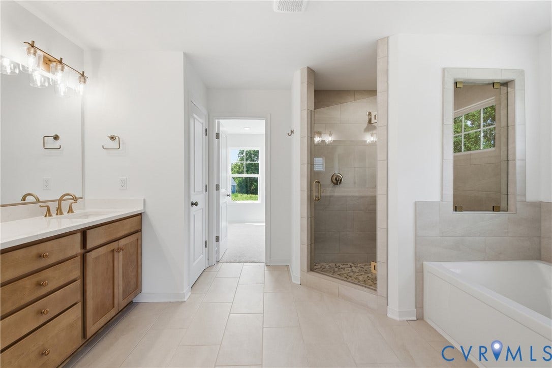 4013 Robins Ridge Drive, Tuckmar Farm, Moseley, VA 23120 Primary Bathroom