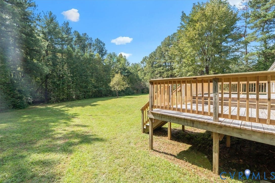 115 Mount Airy Lane, Cumberland, VA 23040 Expansive green lawn surrounded by mature trees