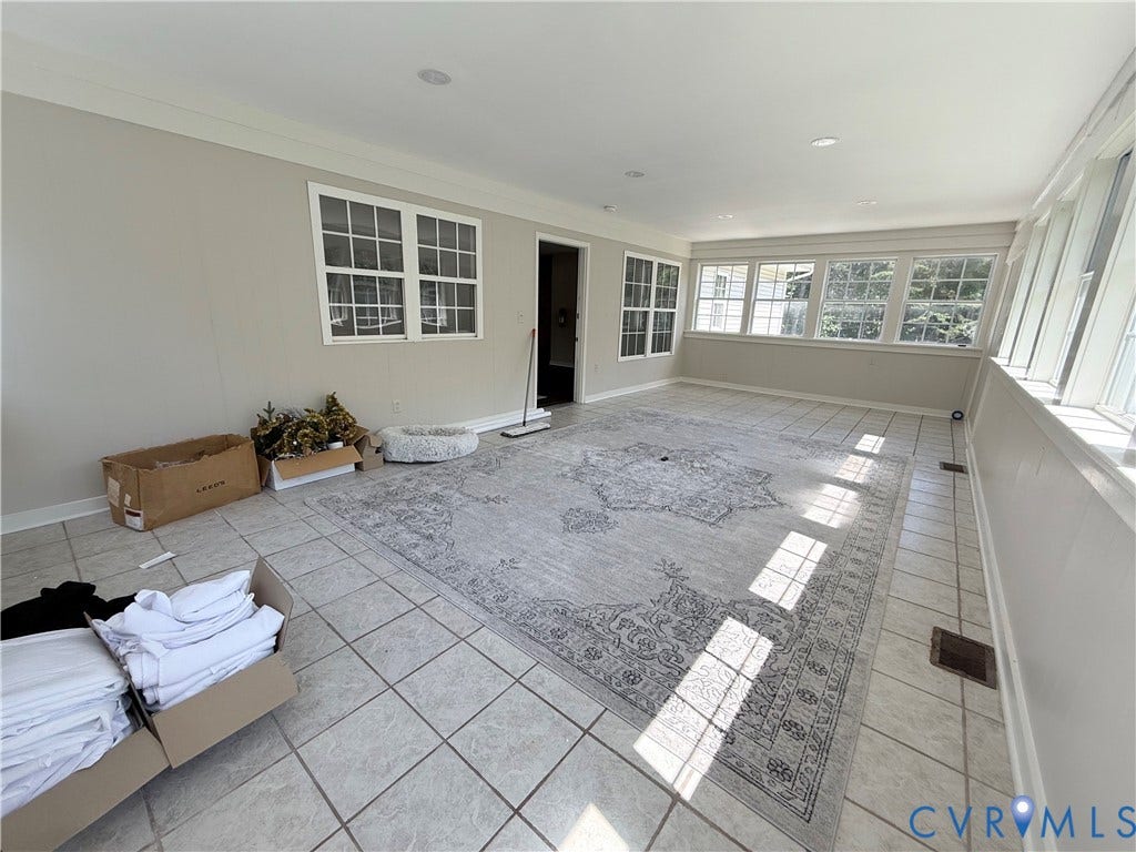 2091 Anderson Highway, Powhatan, VA 23139 Recessed lighting, light-toned wall paint, white trim, and tile flooring