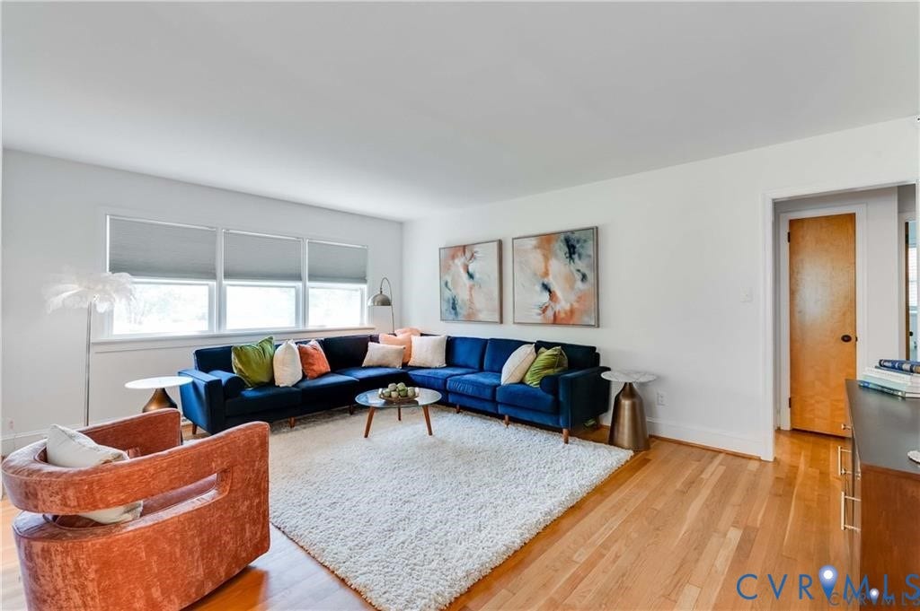 2304 Buckingham Avenue, Henrico, VA 23228 Hardwood flooring, white walls, and bright natural light