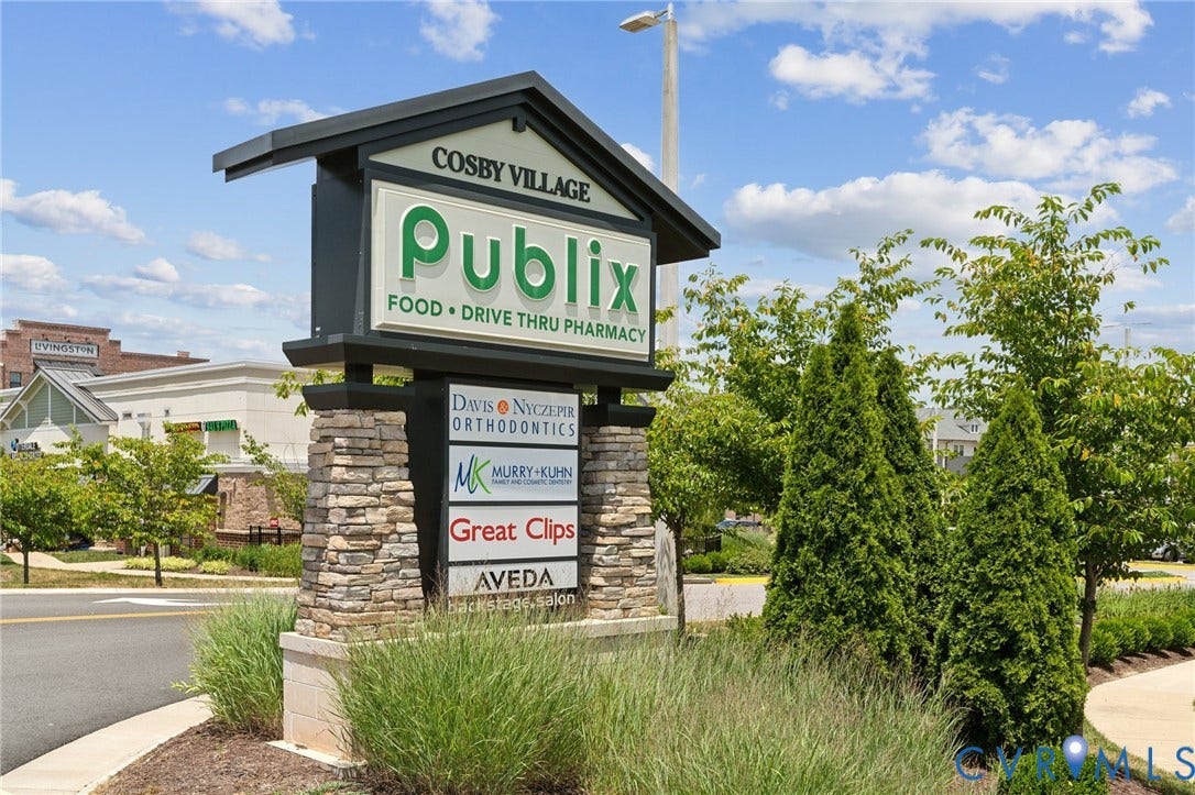 7004 Sunrise Oasis Lane, Oasis Townhomes, Midlothian, VA 23112 Nearby shopping and dining