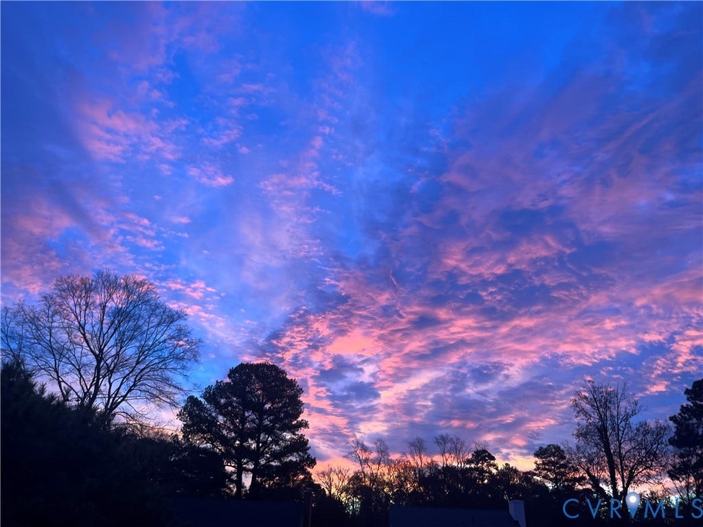 1008 Westham, Westham, Henrico, VA 23229 A beautiful sunrise