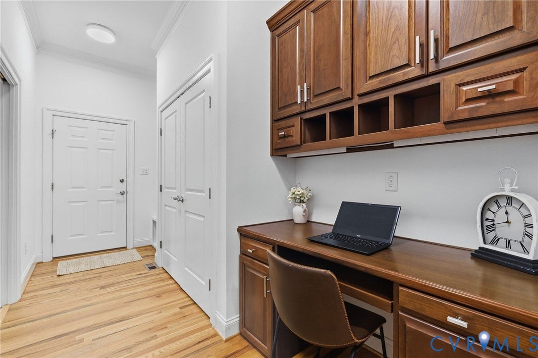 Desk/Task Area - Rear Hall off Kitchen