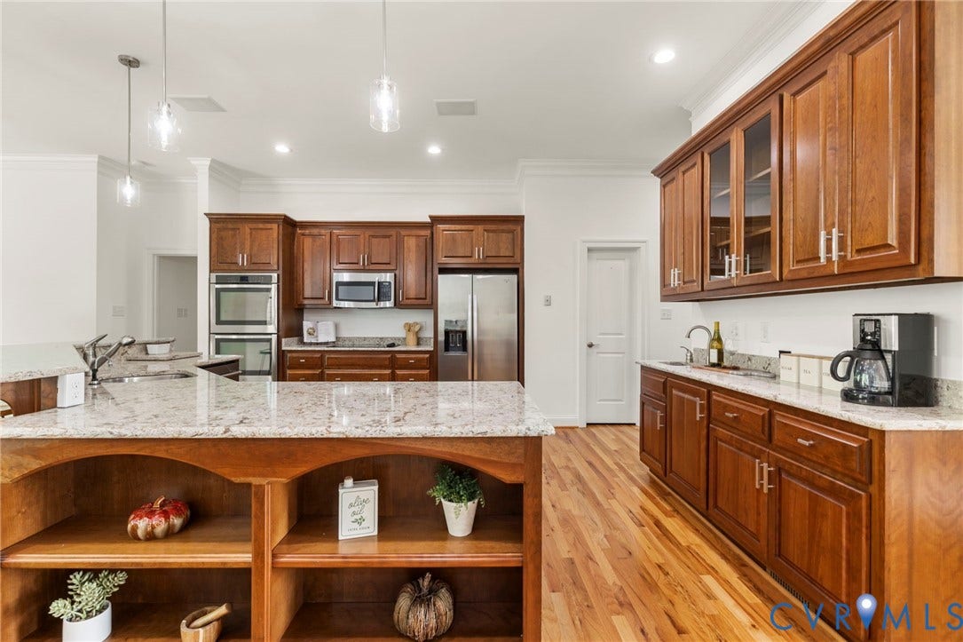 Solid Cherry Cabinets, and Plenty of Counter Space