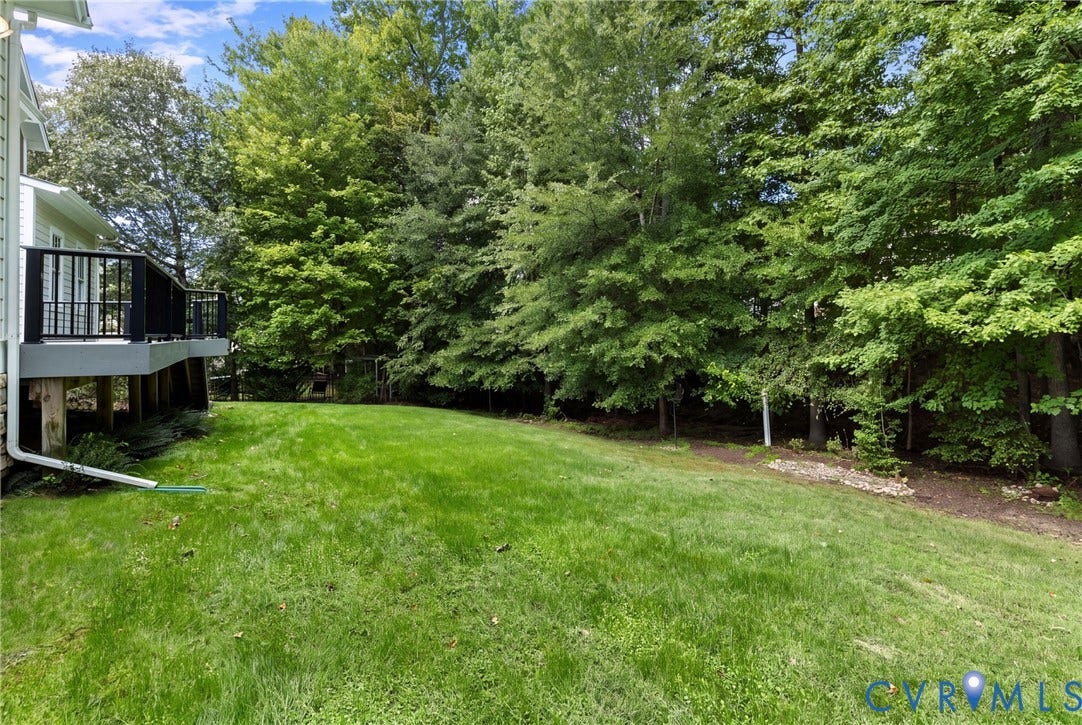 Another view of rear yard
