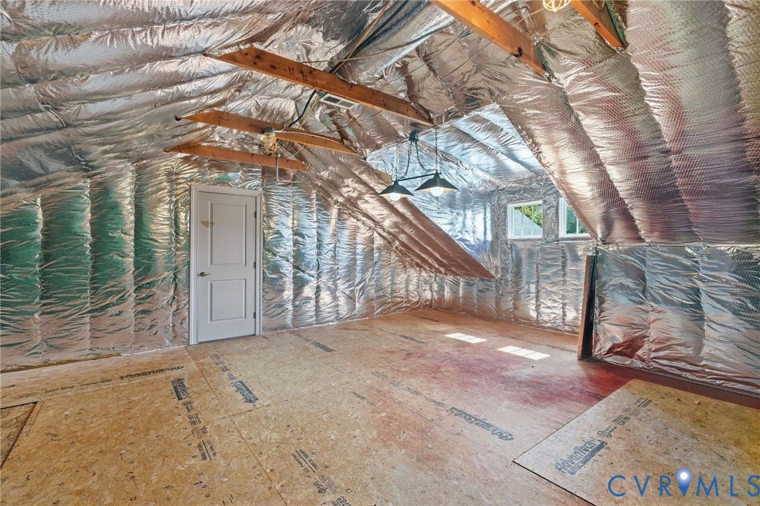 Conditioned, unfinished potential 5th Bedroom with Access to more Attic space