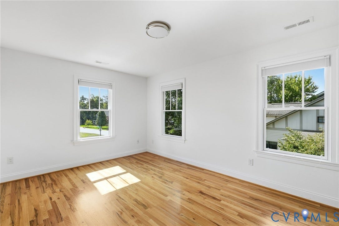 2nd Level Spacious, Front Bedroom with Walk-in Closet