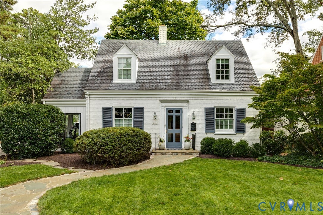 619 Maple Avenue, Libbie/Patterson, Richmond, VA 23226 Charming Brick & Slate Cape!