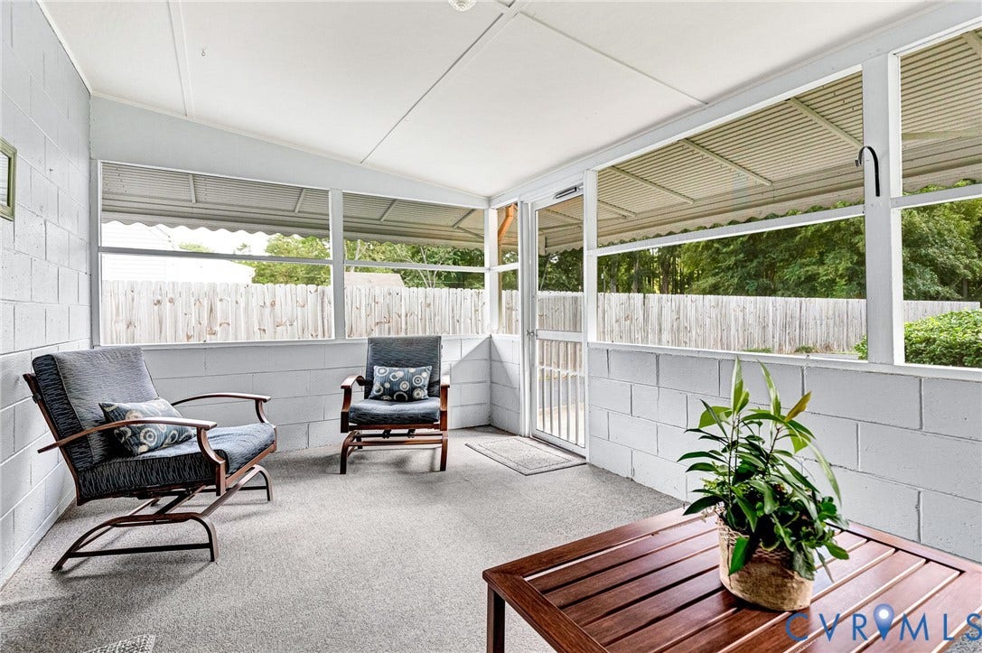 Relax - that is all that I need to say about this screened porch.