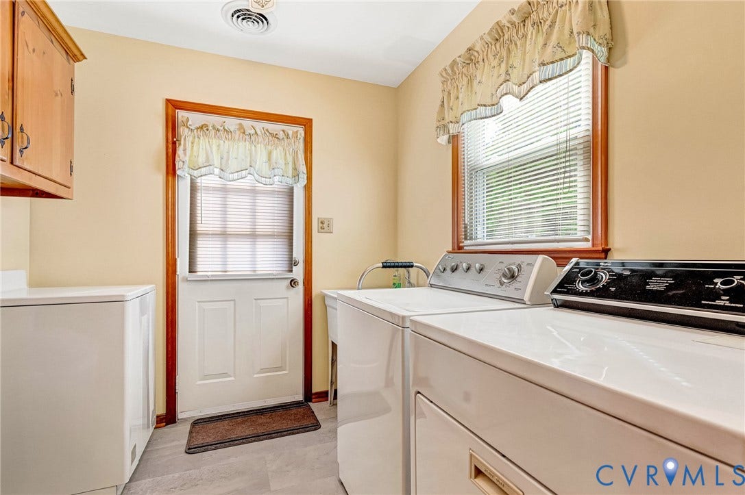 Utility room - Washer & Dryer Conveys!  Saving you money.