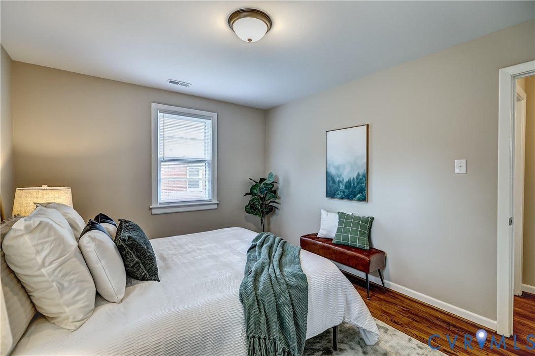 Hardwood-style flooring throughout