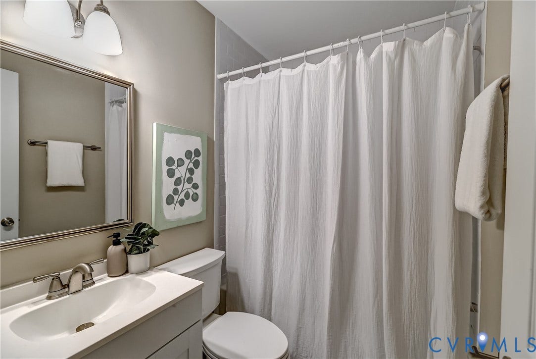 Hall bath.  New everything!