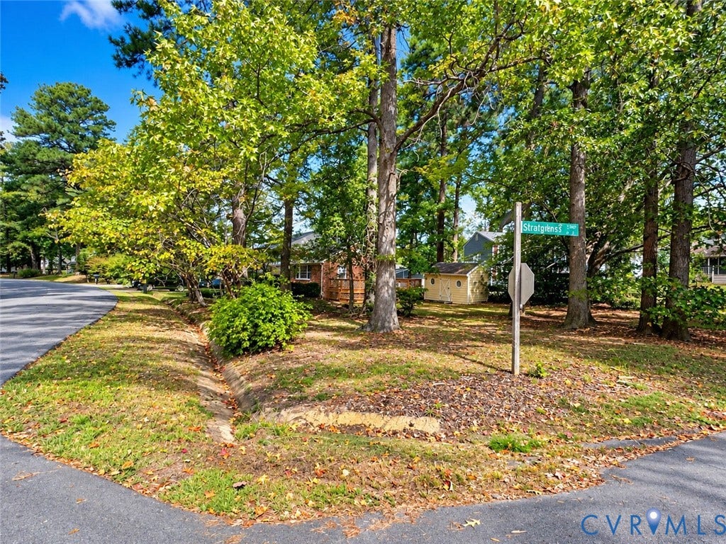 8636 Shadymist Drive, North Chesterfield, VA 23235 view of lot from corner