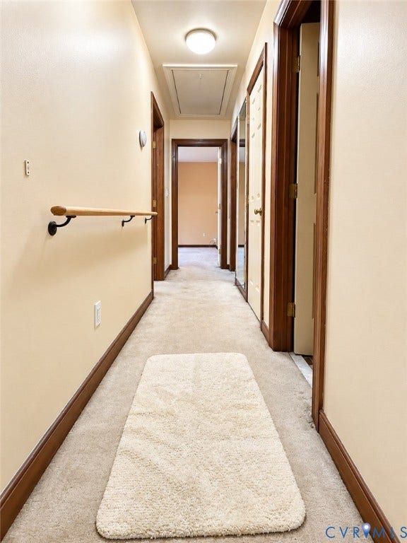 8636 Shadymist Drive, North Chesterfield, VA 23235 View of hallway at top of stairs landing on level 3