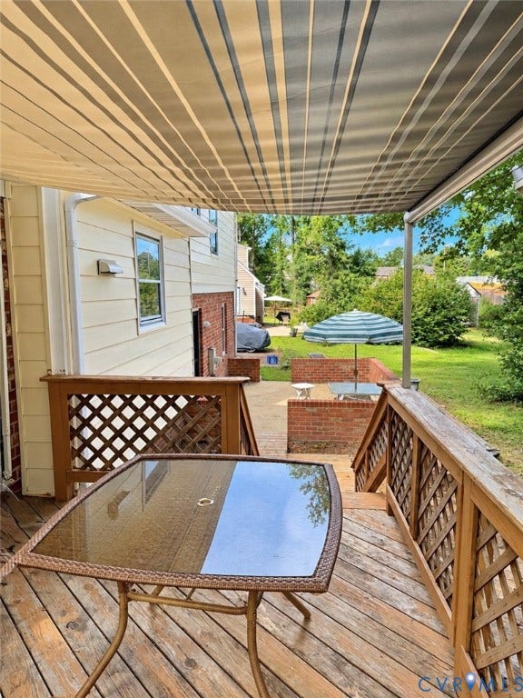 8636 Shadymist Drive, North Chesterfield, VA 23235 table conveys