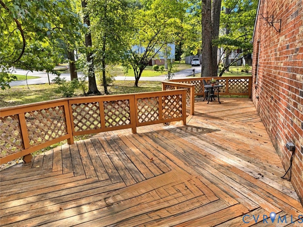 8636 Shadymist Drive, North Chesterfield, VA 23235 deck furniture conveys