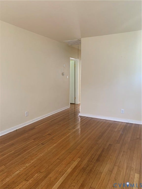 Wood-finish flooring and light-toned walls