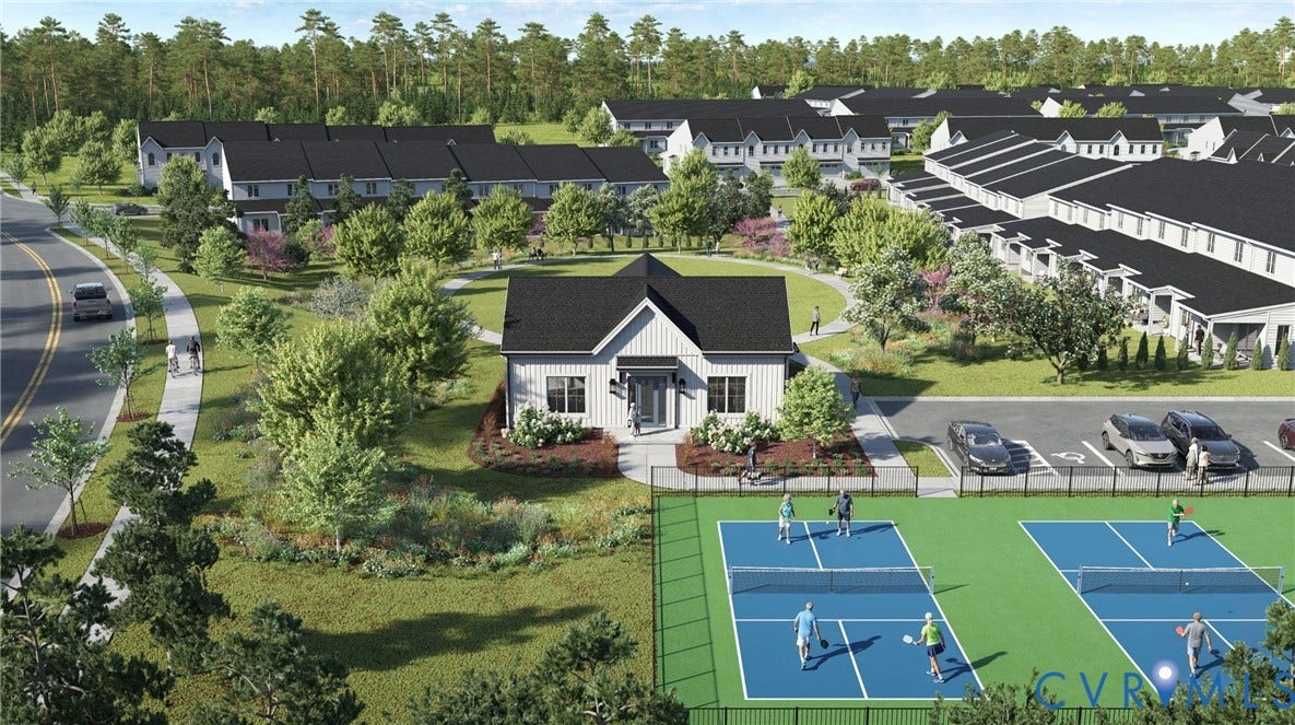 Clubhouse and Pickleball Courts