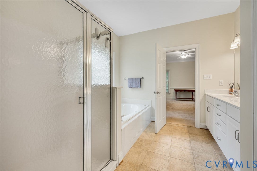 12107 Nithdale Place, Chesterfield, VA 23838 First Floor Primary Bath
