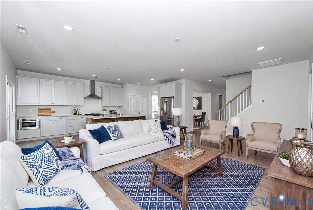 Home has been virtually staged.