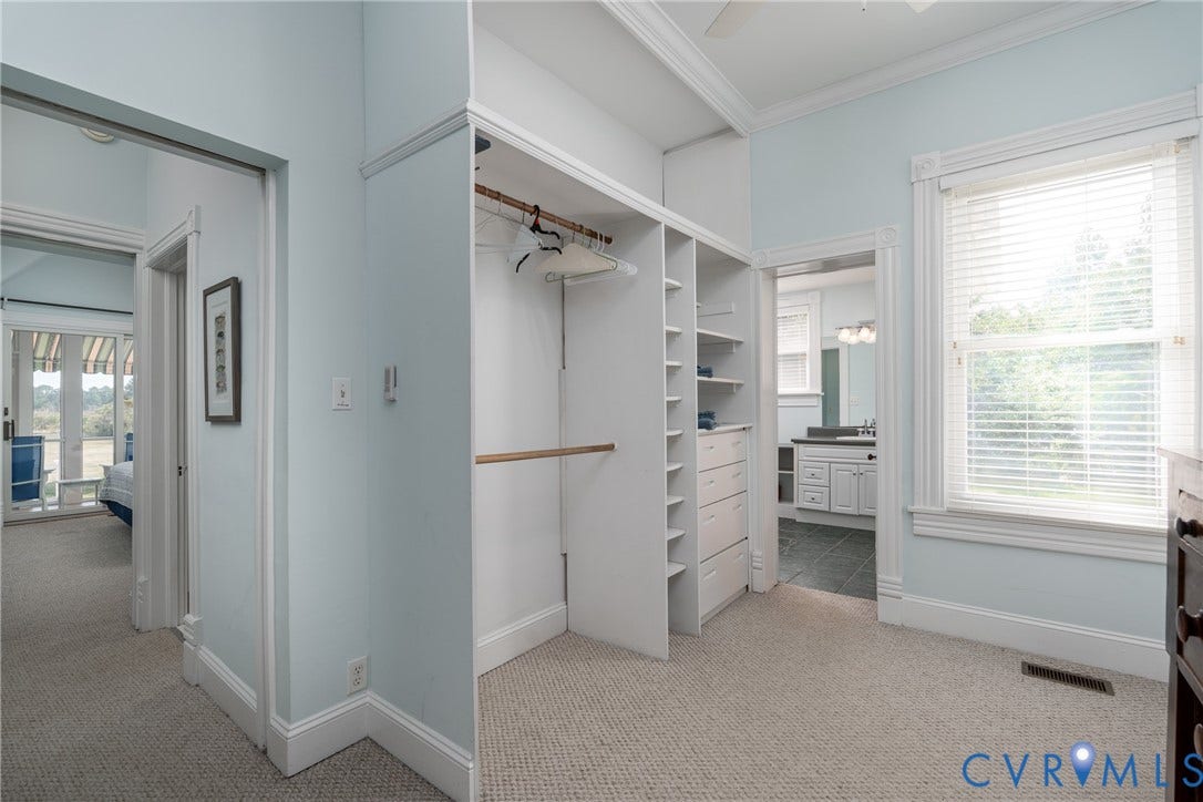 2164 Ocran Road, Ashley Cove, White Stone, VA 22578 Walk in closet