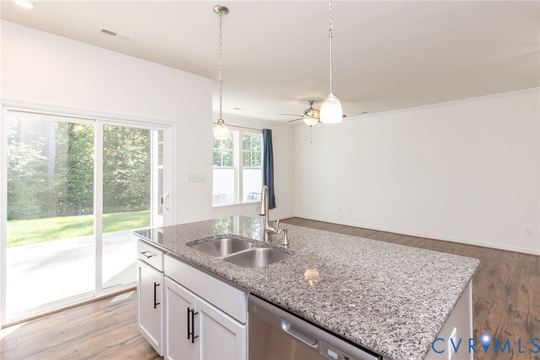 3625 Rainy Day Drive, Midlothian, Midlothian, VA 23112 Kitchen with great open flow and patio access
