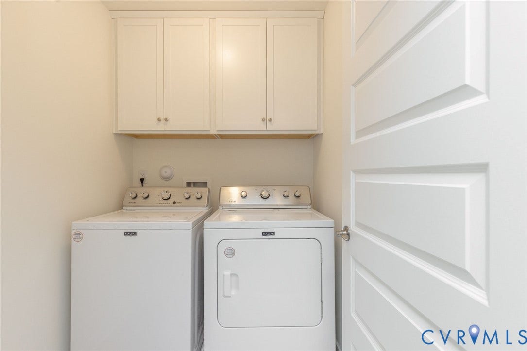3625 Rainy Day Drive, Midlothian, Midlothian, VA 23112 Laundry room with cabinets