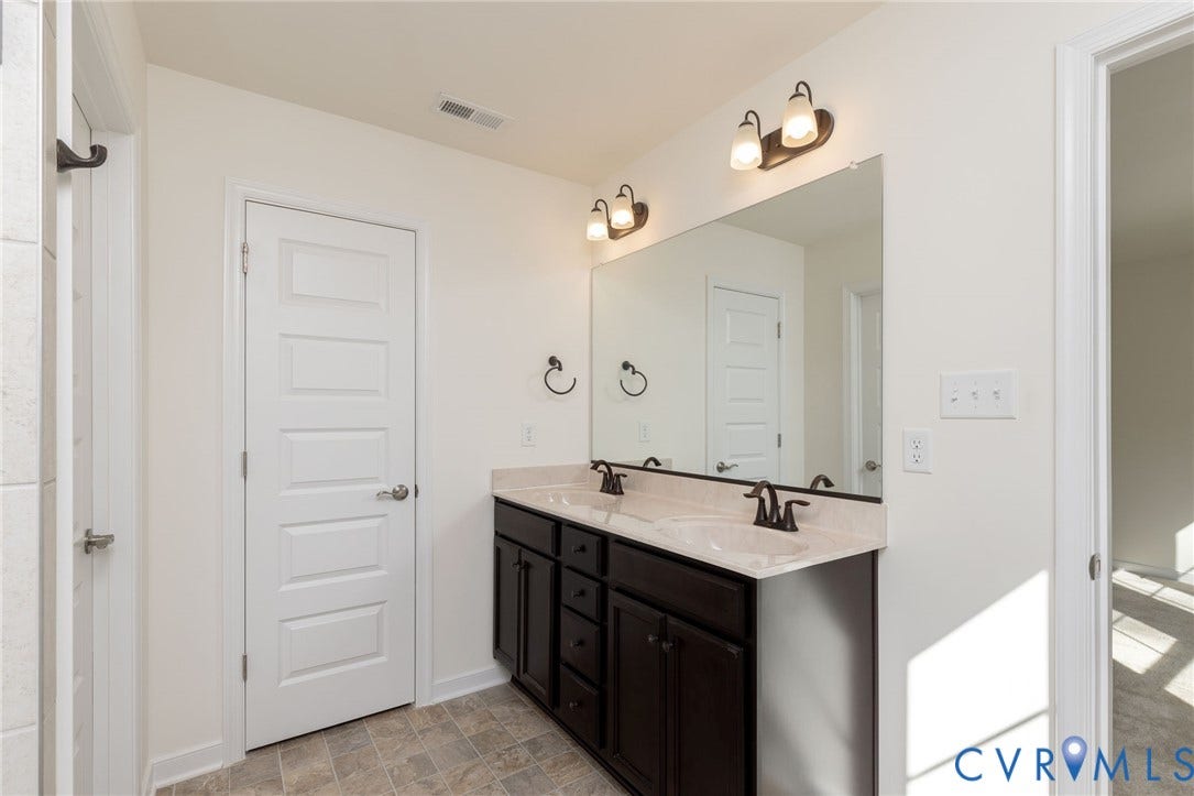 3625 Rainy Day Drive, Midlothian, Midlothian, VA 23112 Bathroom with double vanity sink