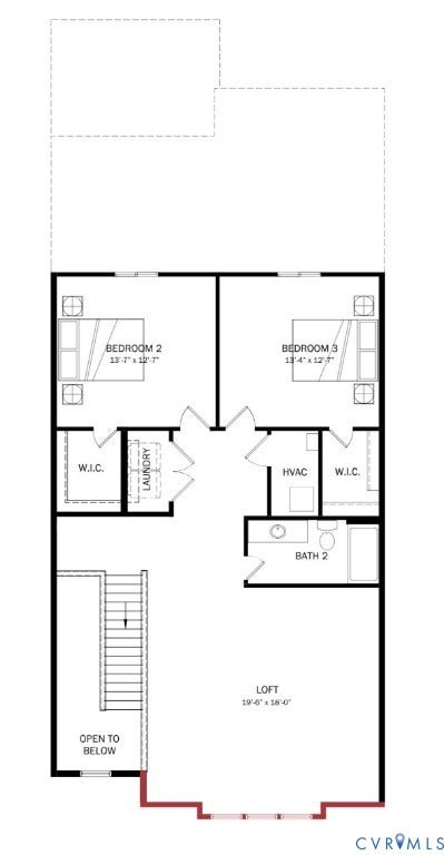 7012 Sunrise Oasis Lane, Oasis Townhomes, Midlothian, VA 23112 Second Floor