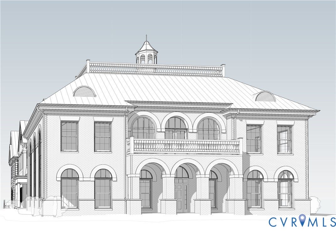 2412 Dovercourt - Unit 4 Drive, Richmond, VA 23113 Architectural Rendering. Illustrating the exterior design and structural elements of the property